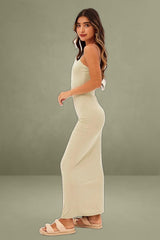 Green Supersoft Bodycon Maxi Dress