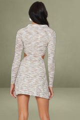 Multi Mini Dress Long Sleeve