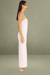 Pink Supersoft Slim Fit Maxi Dress