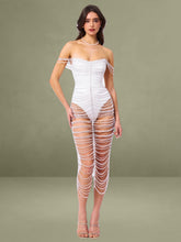 The Birth of Venus Pearl Handmade Crochet Gown