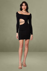 Black Bodycon Dress Long Sleeve