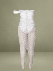 The Birth of Venus Pearl Handmade Crochet Gown