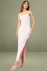 Pink Bodycon Dress Maxi Supersoft