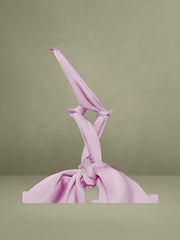 Ivona Mauve Halter Neck Double Duchess Satin Gown