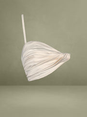 Zayne Butter Yellow Ruch Breast Chiffon Mermaid Maxi Dress