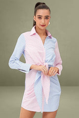 Stripe Shirt Dress Long Sleeve