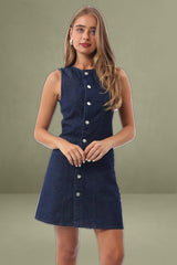 Denim Bodycon Dress Mini