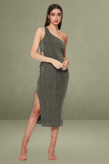 Green Midi Dress Bodycon