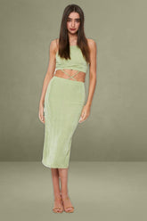 Green Midi Dress Bodycon