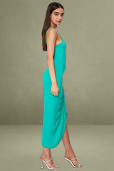 Green Midi Bodycon Dress