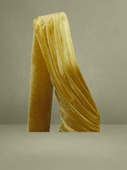 Carey Gold Velvet Long Sleeve Mini Dress