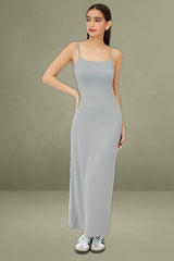 Grey Supersoft Maxi Dress Sleeveless
