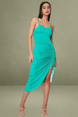 Green Midi Bodycon Dress