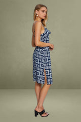 Printed Mini Bodycon Dress