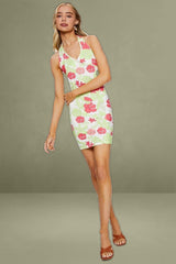 Print Bodycon Dress Mini