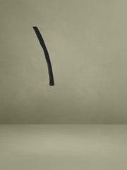 Priya Black Draping Corset High Slit Velvet Gown