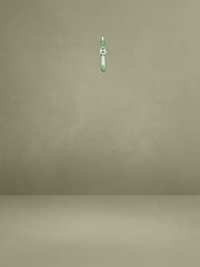 Holly Basil Crystallized Corset High Slit Satin Gown