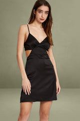 Black Cut Out Bodycon Dress