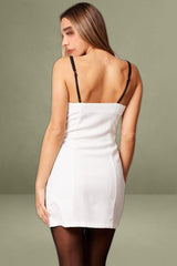 White Bodycon Dress Singlet Mini