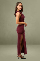 Red Bodycon Dress Maxi