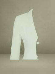 Delia Pistachio Green Blazer Dress with Pleated Detail