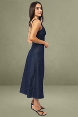Blue Midi Dress Singlet