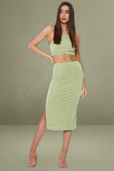 Green Midi Dress Bodycon