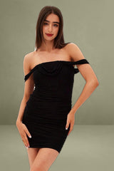 Black Bodycon Party Dress