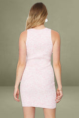 Pink Knit Dress Mini