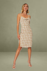 Printed Mini Bodycon Dress