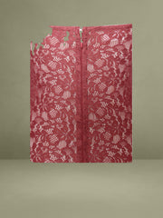 Burgundy Lace Long Sleeve Maxi Dress