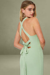 Green Maxi Dress Bodycon Knit