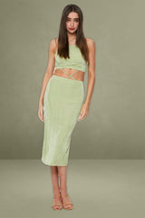 Green Midi Dress Bodycon