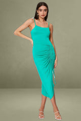 Green Midi Bodycon Dress