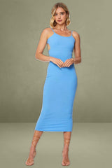 Blue Bodycon Dress Mini
