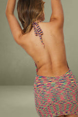 Multi - Space Dyed Bodycon Dress