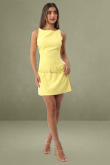 Yellow Mini Bodycon Dress