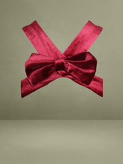 Red Cross Straps Bodycon Mini Dress with Bubble Hem