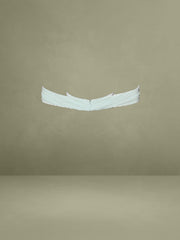 Zafrina Light Cyan Halter Off-shoulder Backless Mini Dress