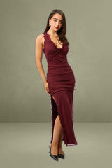 Red Bodycon Dress Maxi