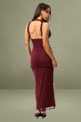 Red Bodycon Dress Maxi