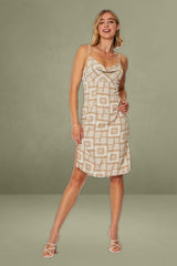 Printed Mini Bodycon Dress