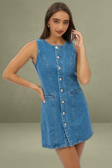 Denim Bodycon Dress Mini