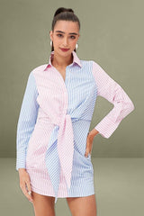 Stripe Shirt Dress Long Sleeve